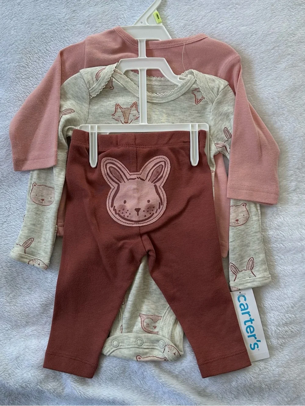 Baby Girl Outfits Bundle Carter’s and Huggies 3 Months NWT